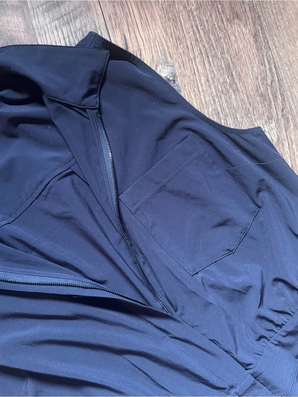Navy Athleta Wide-Leg Jumpsuit - Women - Picture 5 of 7
